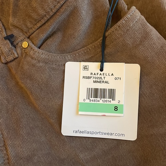 Rafaella Weekend Comfort Stretch Corduroy Pants - Picture 7 of 7